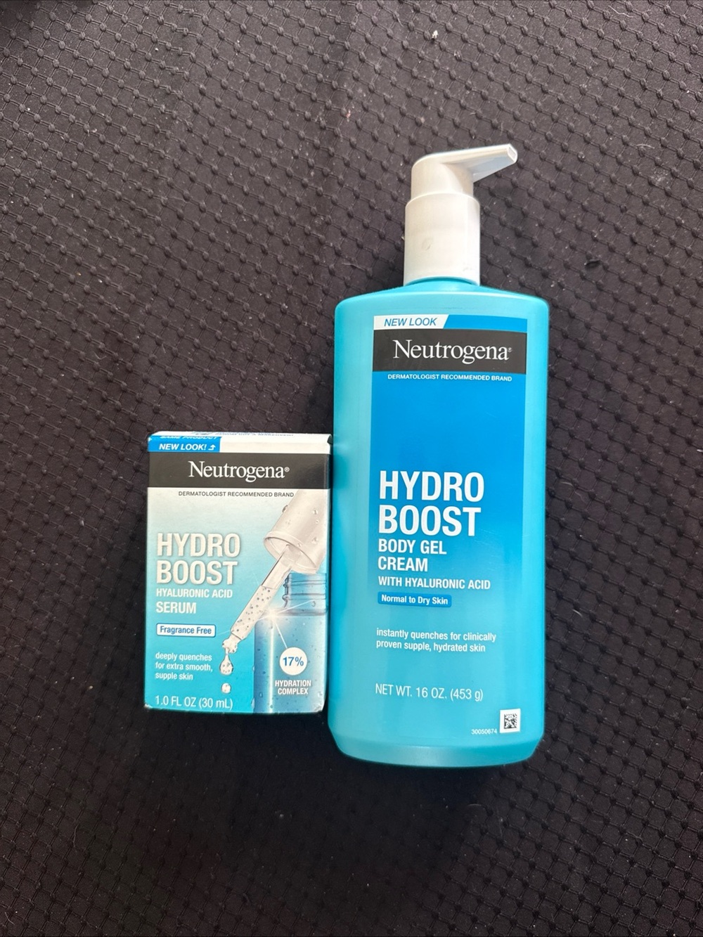 Neutrogena Hydro Boost gel cream and Serum w/ Hyaluronic acid